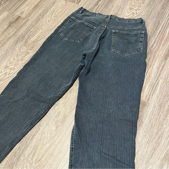 Striped denim high waist jeans - Picture 9 of 9